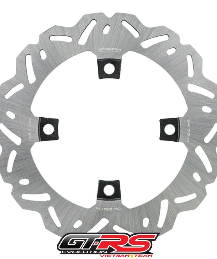 ĐĨA SAU SH350 FORZA ADV 350 SIZE 240 MM REVOLUTION (MẪU RĂNG CƯA)