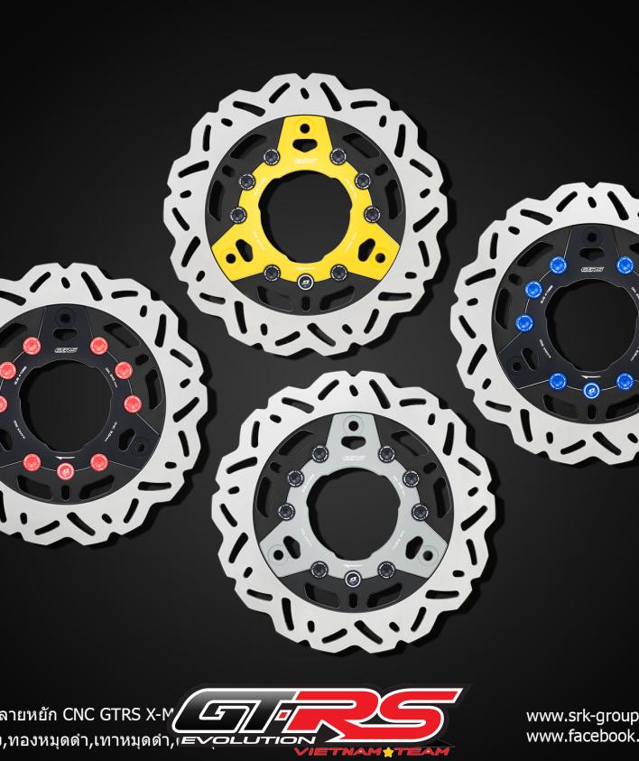 ĐĨA SAU XMAX 300 SIZE 245MM GT-RS (MẪU RĂNG CƯA)
