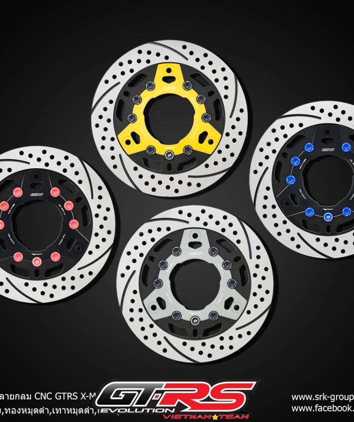 ĐĨA SAU XMAX 300 SIZE 245MM GT-RS (MẪU TRÒN OVER)