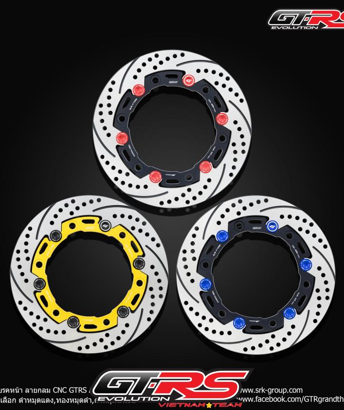 ĐĨA TRƯỚC SH350 FORZA ADV 350 SIZE 256 MM GT-RS (MẪU TRÒN OVER)