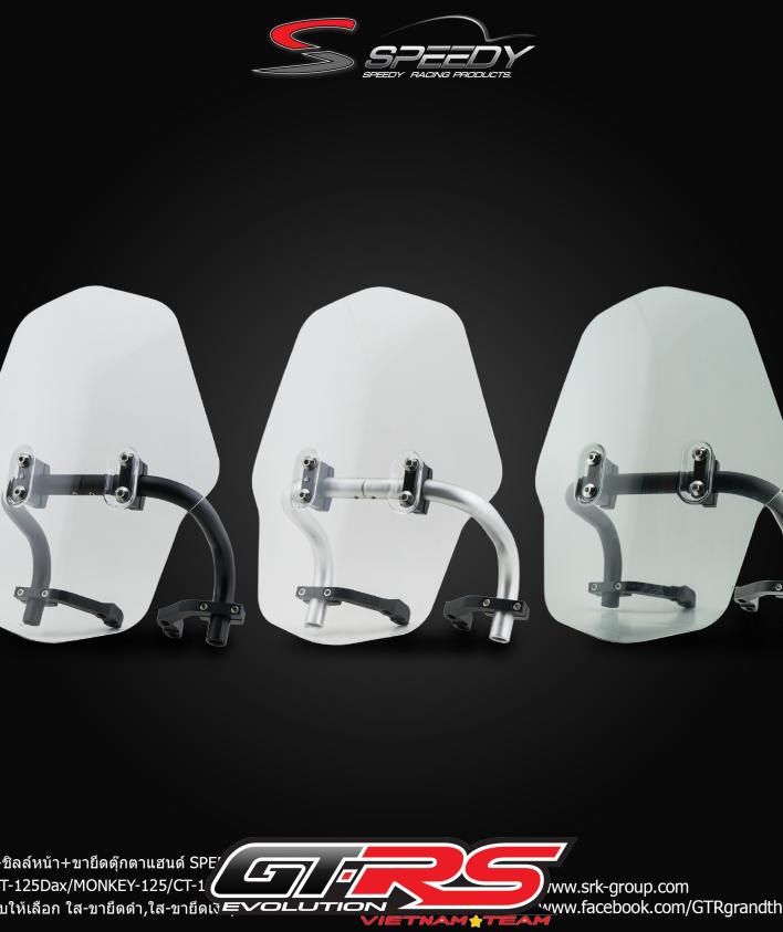 KÍNH CHẮN GIÓ PG-1 CT-125 DAX 125 MONKEY 125 SPEEDY