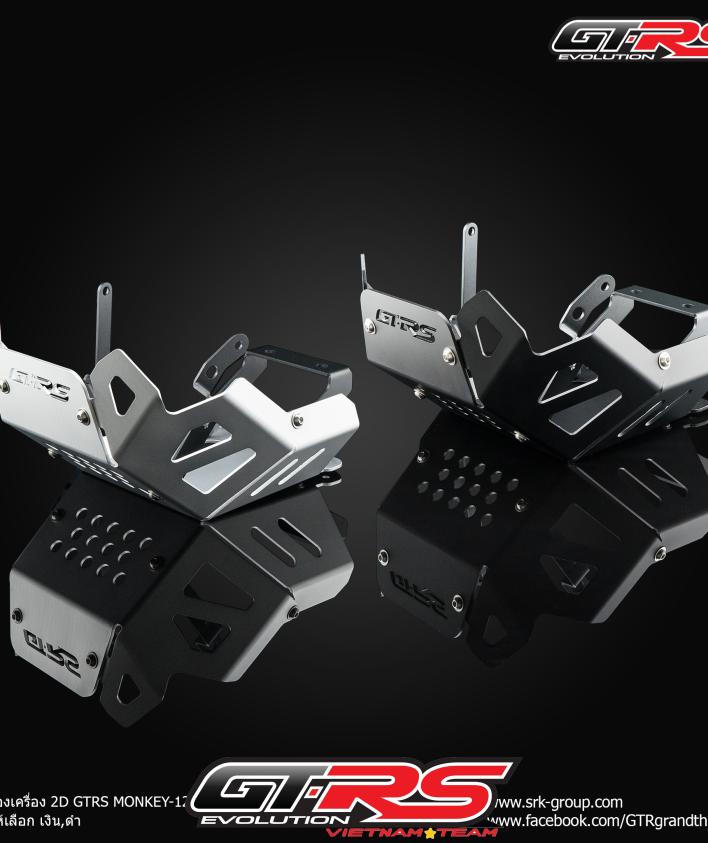 BẢO VỆ GẦM MONKEY 125 4 SỐ CNC 2D GT-RS