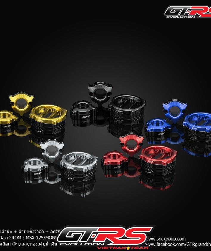 ỐP CAM KÈM ỐP ĐẦU BÒ MONKEY 125 DAX 125 CNC GT-RS 