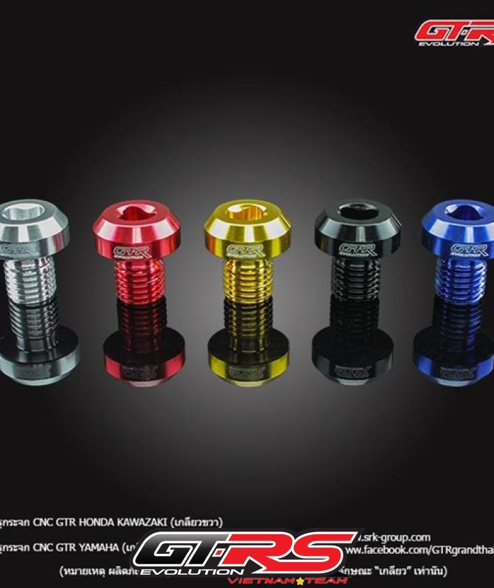 Ốc che chân kính CNC GTR YAMAHA HONDA/KAWAZAKI XMAX300